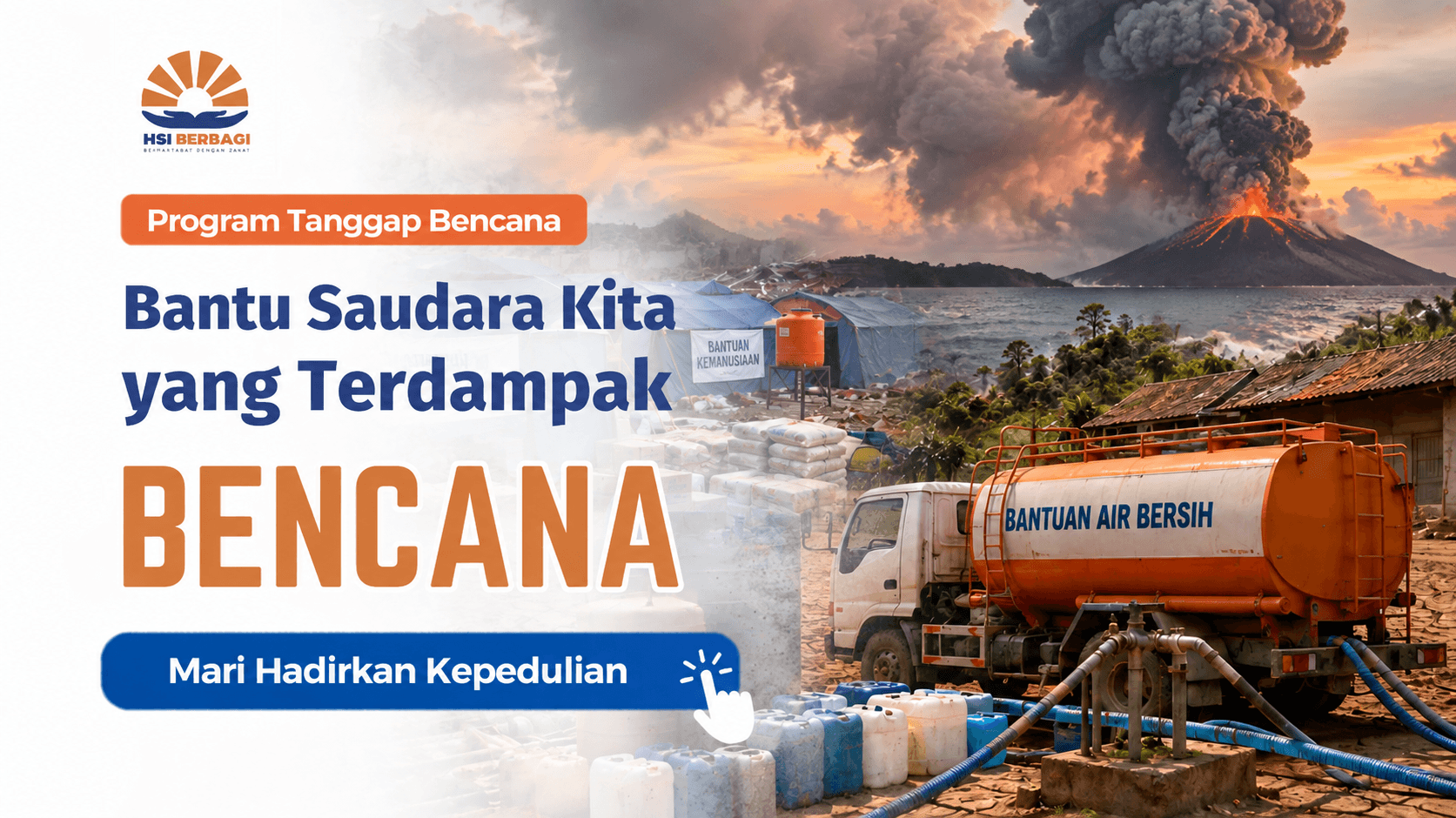 Bantu Saudara Kita yang Terdampak Bencana