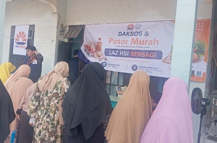 Pasar Murah HSI BERBAGI, Membawa Manfaat untuk Warga Sukabumi