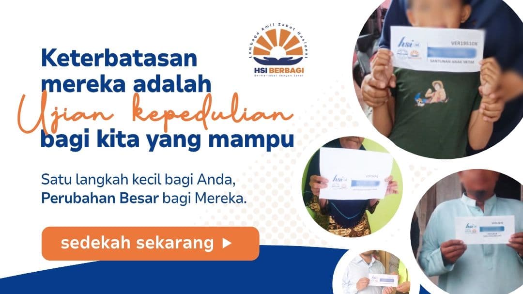 Sedekah Anda Jembatan Kebaikan yang Luas